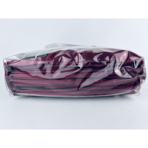 Playboy Bunny Logo Satin Sheets Queen Bed Set - 4 Piece Vintage 1986 Purple Plum - Picture 11 of 14